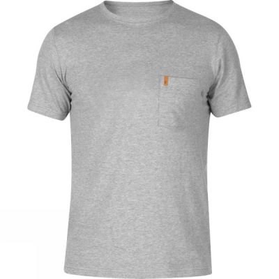 Playeras Fjallraven Övik Pocket Hombre - Gris - Chile RDI539620